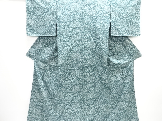 JAPANESE KIMONO / KOMON / BAMBOO GRASS & UME